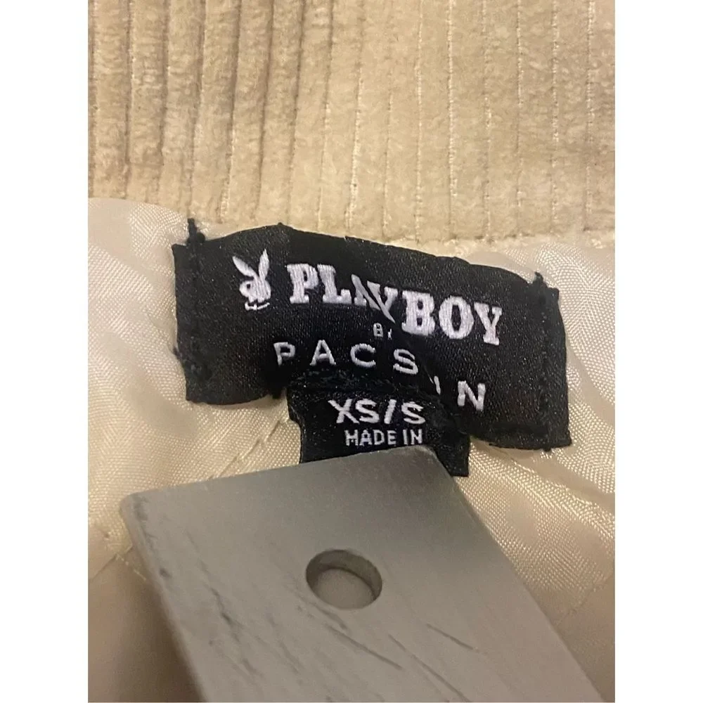 Playboy x Pacsun mens xs corduroy Jacket full zip - Picture 2 of 6
